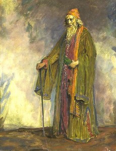 Shylock. a descendant of Malachi Moneybags