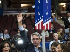 Ken Cuccinelli waiting patiently to be recognized.